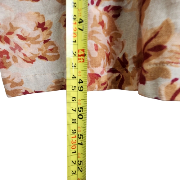 April Cornell Floral Midi Dress - Red and Cream - Picture 12 of 12